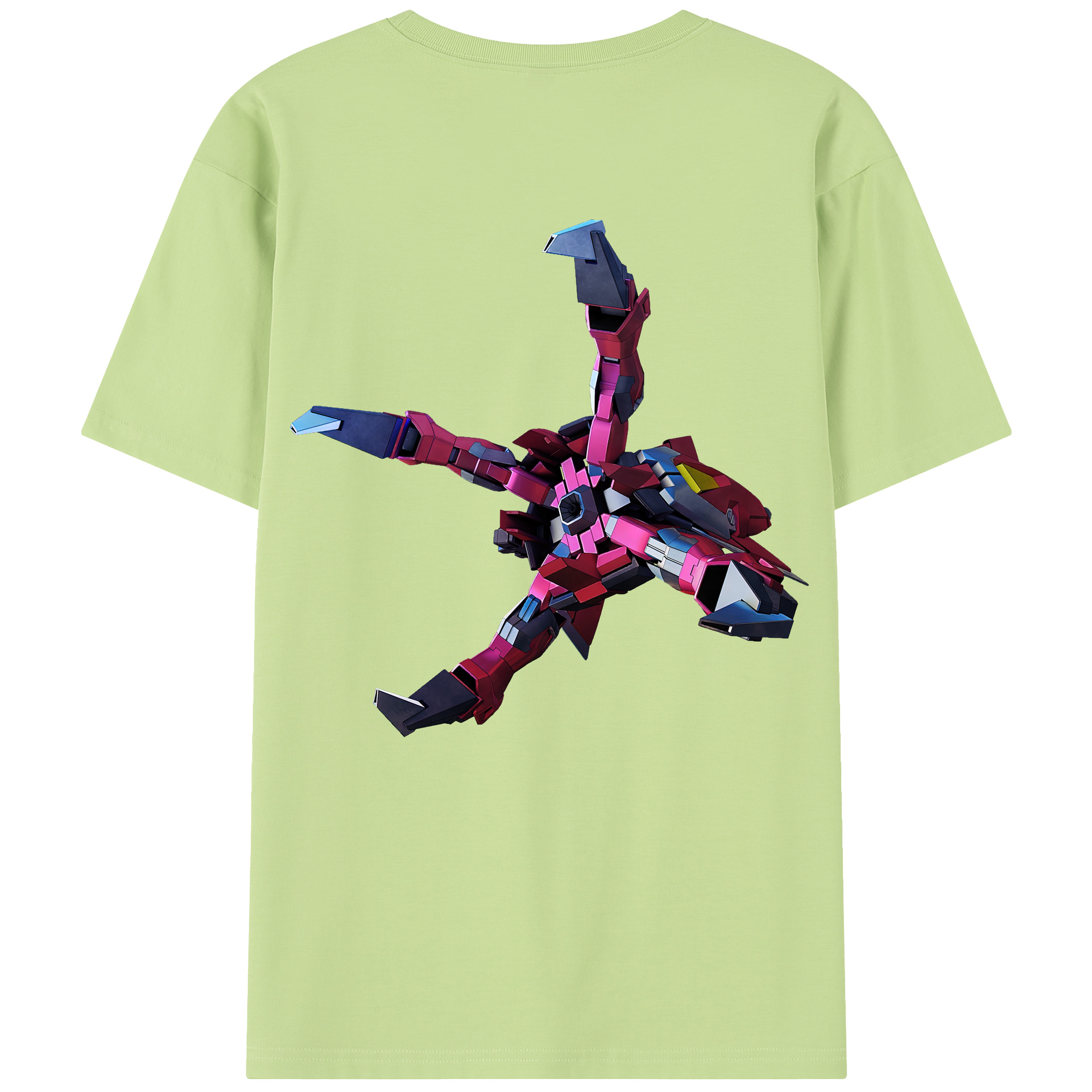 （画像用） 機動戦士ガンダム Mobile Suit Gundam 綿100％半袖Tシャツ（背面プリント）